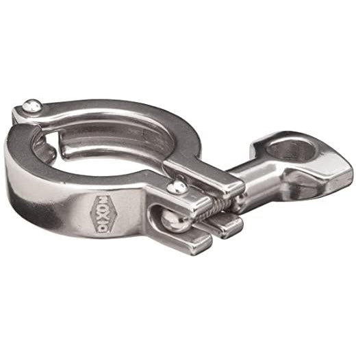 13MHHM Single Pin Heavy Duty Tri-Clamp with Cross Hole Wing Nut-Tri-Clamp Fittings-Dixon-