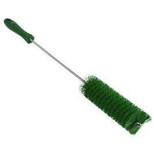 1.5" Stiff Tube & Valve Brush-Food Handling Tools-Vikan-Green-Polyester & Polypropylene-