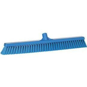 24" Soft Push Broom Replacement Head-Food Handling Tools-Vikan-Blue-Polypropylene-