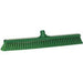 24" Soft Push Broom-Food Handling Tools-Vikan-Green-Polypropylene-