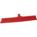 24" Soft Push Broom-Food Handling Tools-Vikan-Red-Polypropylene-