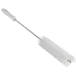 Tube & Valve Brush - 1.6" x 19.7"-Food Handling Tools-Vikan-White-Polyester & Polypropylene-