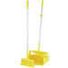 Lobby Dustpan and Broom-Food Handling Tools-Vikan-Yellow-Polypropylene-