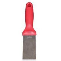 Small Stainless Steel Scraper - 1.5"-Food Handling Tools-Remco-Red-Polypropylene-