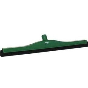 Floor Squeegee with Replacement Cassette - 23.6"-Food Handling Tools-Vikan-Green-Polypropylene & Cellular Rubber-