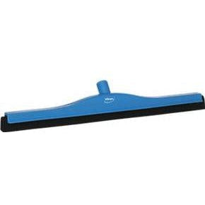 Floor Squeegee with Replacement Cassette - 23.6"-Food Handling Tools-Vikan-Blue-Polypropylene & Cellular Rubber-