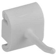 Hygenic Wall Bracket - Single Hook Module-Food Handling Tools-Vikan-White-Polypropylene-