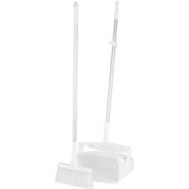 Lobby Dustpan and Broom-Food Handling Tools-Vikan-White-Polypropylene-