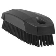 Stiff Hand / Nail Brush-Food Handling Tools-Vikan-Black-Polyester & Polypropylene-