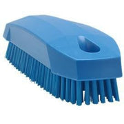 Stiff Hand / Nail Brush-Food Handling Tools-Vikan-Blue-Polyester & Polypropylene-