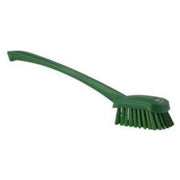 Stiff Washing Brush with Long Handle - 16.3"-Food Handling Tools-Vikan-