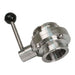 Pull Handle Tri-Clamp Butterfly Valve-Gorman & Smith-