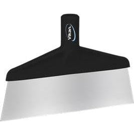 Table & Floor Scraper-Food Handling Tools-Vikan-Black-Polypropylene-
