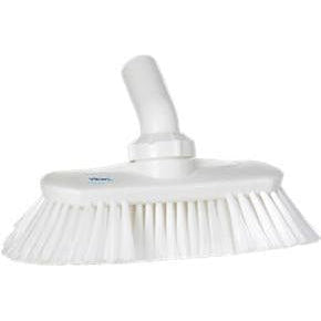 Waterfed Washing Brush with Angle Adjustment-Food Handling Tools-Vikan-White-Polypropylene-
