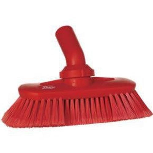 Waterfed Washing Brush with Angle Adjustment-Food Handling Tools-Vikan-Red-Polypropylene-