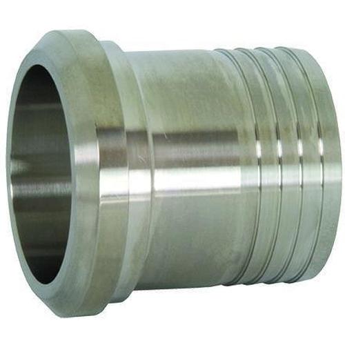 14AHR Plain Bevel Seat Rubber Hose Adapters-Sanitary Fittings-Dixon-
