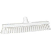 16" Stiff Push Broom Reaplacement Head-Food Handling Tools-Vikan-White-Polypropylene-