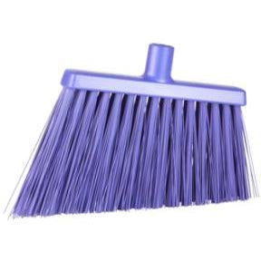 Angle Cut Broom-Food Handling Tools-Vikan-Blue-Polypropylene-