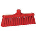 12" Straight Neck Broom-Food Handling Tools-Vikan-Red-Polypropylene-
