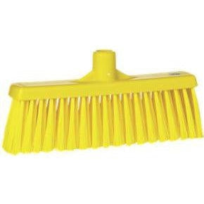 12" Straight Neck Broom-Food Handling Tools-Vikan-Yellow-Polypropylene-