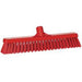 16" Stiff Push Broom-Food Handling Tools-Vikan-Red-Polypropylene-