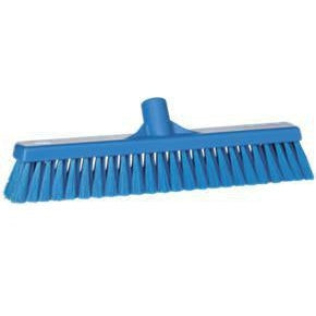 16.1" Soft Push Broom-Food Handling Tools-Vikan-Blue-Polypropylene-