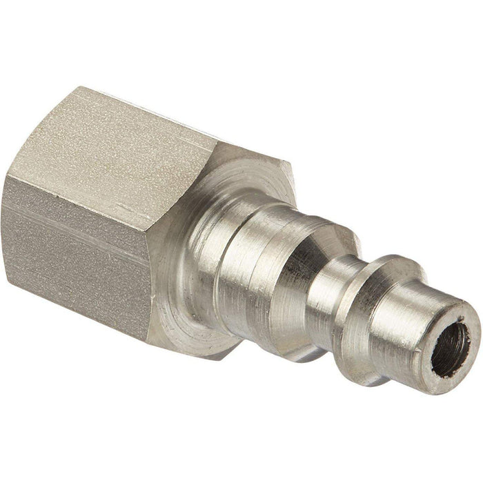 D-Type Industrial Pneumatic Threaded Plug with Female NPT-Industrial Hardware-Dixon-Female-1/4" (0.25")-1/4" (0.25")