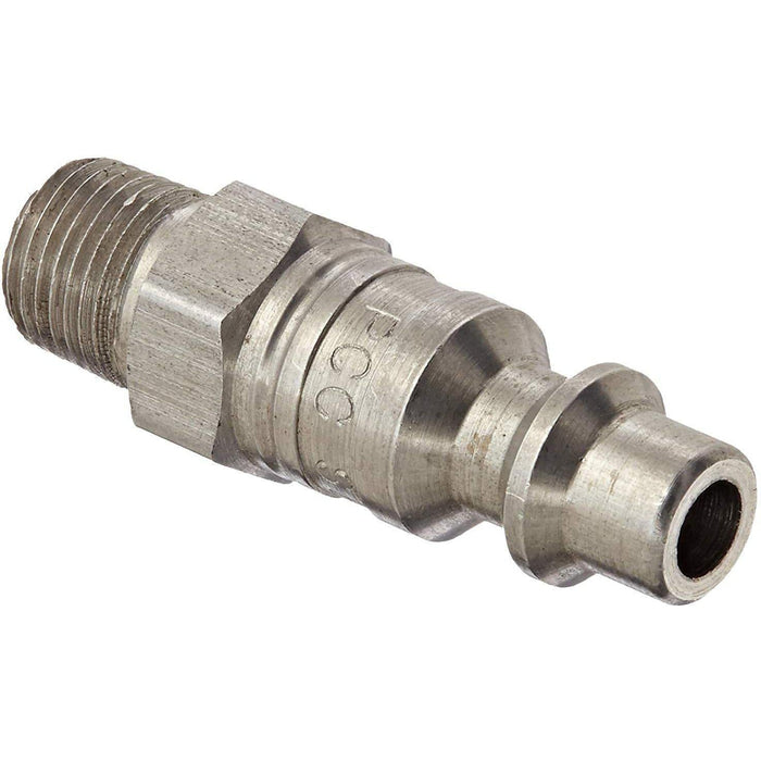 D-Type Industrial Pneumatic Threaded Plug with Male NPT-Industrial Hardware-Dixon-Male-1/4" (0.25")-1/8" (0.125")