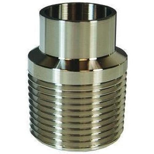B19WB Male NPT x Weld End Adapters-Sanitary Fittings-Dixon-