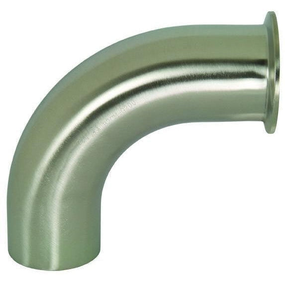 B2CM Polished 90° Clamp x Weld Elbows-Tri-Clamp Fittings-Dixon-