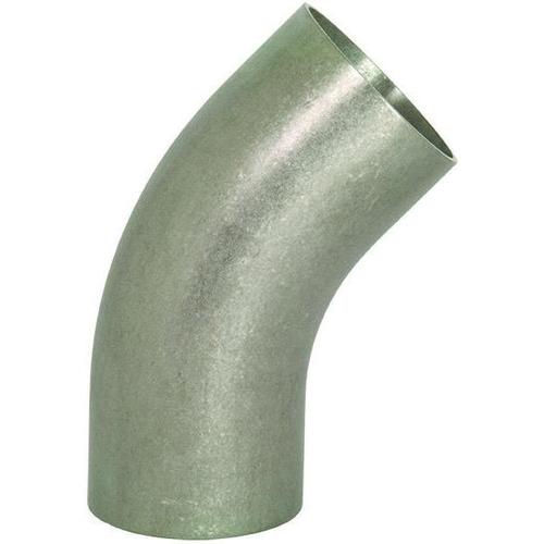 B2KS Unpolished 45° Weld Elbows with Tangents-Sanitary Fittings-Dixon-