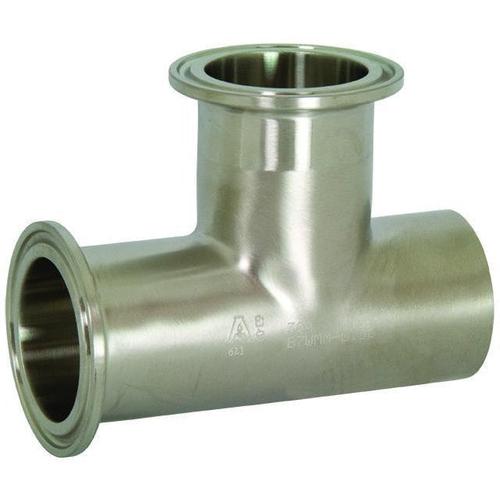 B7WMM Polished Weld x Clamp Run x Clamp Branch Tees-Tri-Clamp Fittings-Dixon-