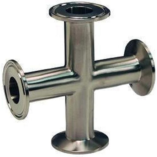 B9MP Tri-Clamp Cross-Tri-Clamp Fittings-Dixon-