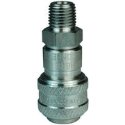 D-Type Industrial Pneumatic Male Threaded Coupler with Manual Close-Industrial Hardware-Dixon-