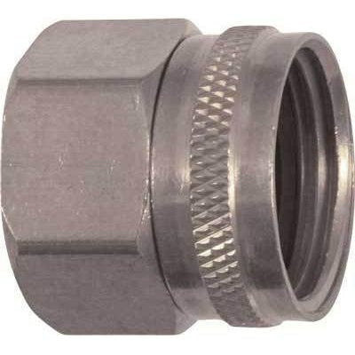 Female Garden Hose Thread Rigid NPT Adapter-Industrial Hardware-Dixon-304 Stainless Steel-Female-1/2" (0.5")