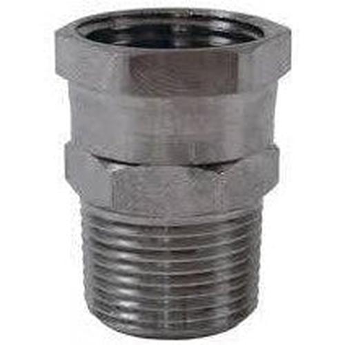 Female Garden Hose Thread Swivel NPT Adapter-Industrial Hardware-Dixon-304 Stainless Steel-Male-1/2" (0.5")