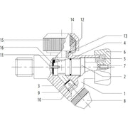 K38 Lower Level Valve-Sanitary Valves-Tassalini-