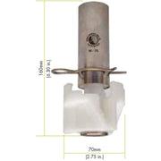M-Series Rotating Tank Spray Ball-Washdown & Clean-In-Place-SprayNozzle Engineering-1.5"-
