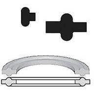 Metal Detectable Tri-Clamp Gaskets-Tri-Clamp Fittings-Dixon-