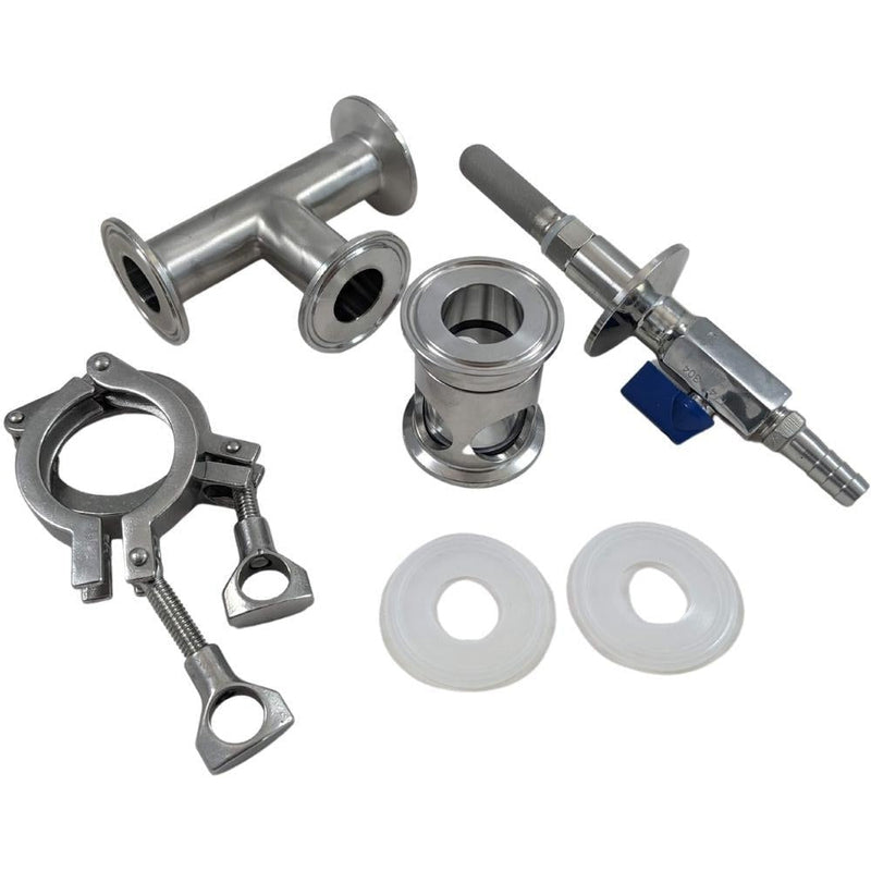 Pilot Batch Inline Aeration Kit-Homebrew Equipment-Gorman & Smith-