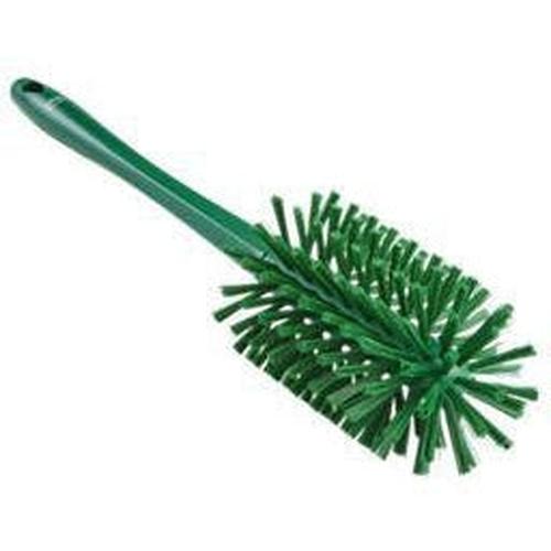 Pipe Brush with Handle - 3.5"-Food Handling Tools-Vikan-Green-Polyester & Polypropylene-