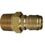 Pressure Washer E-Series Straight Through Male Threaded Plugs-Washdown & Clean-In-Place-Dixon-1/4"-Brass-