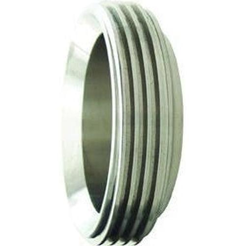 Short Threaded Bevel Seat Weld Ferrules-Sanitary Fittings-Dixon-