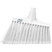 Split Bristle Angle Head Broom-Food Handling Tools-Vikan-White-Polypropylene-