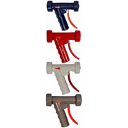 Standard Spray Nozzles With Rubber Covers-Washdown & Clean-In-Place-SuperKlean-Aluminum-Red-