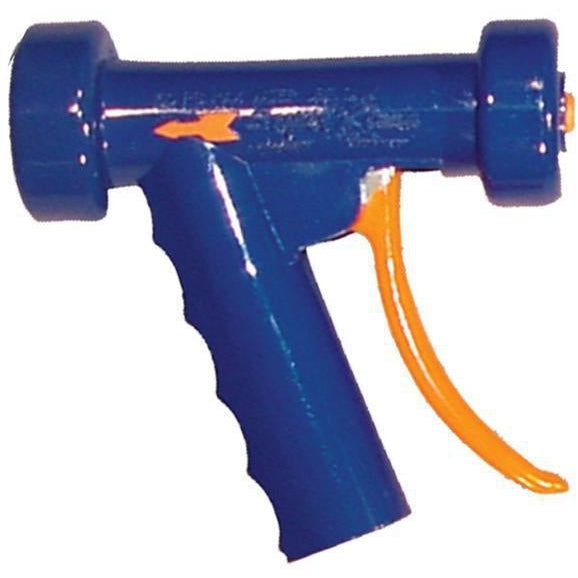 Standard Spray Nozzles With Rubber Covers-Washdown & Clean-In-Place-SuperKlean-Aluminum-Light Blue-