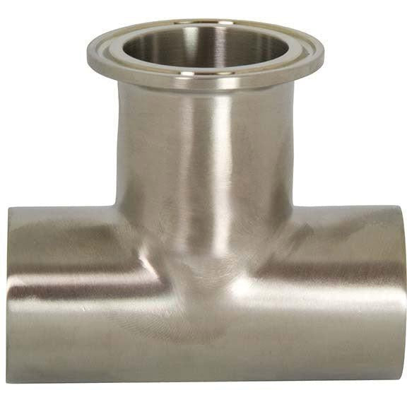 T7WWM High Purity BioPharm - Weld x Weld x Clamp Tees-Sanitary Fittings-Dixon-