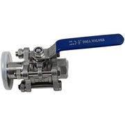 Tri-Clamp to NPT Ball Valve-Homebrew Equipment-Gorman & Smith-