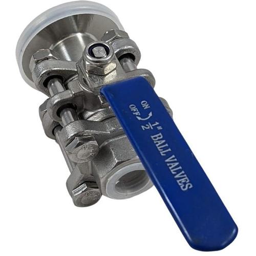 Tri-Clamp to NPT Ball Valve-Homebrew Equipment-Gorman & Smith-