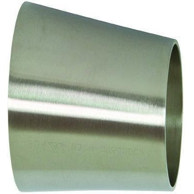 B32W Polished Eccentric Weld Reducers-Sanitary Fittings-Dixon-
